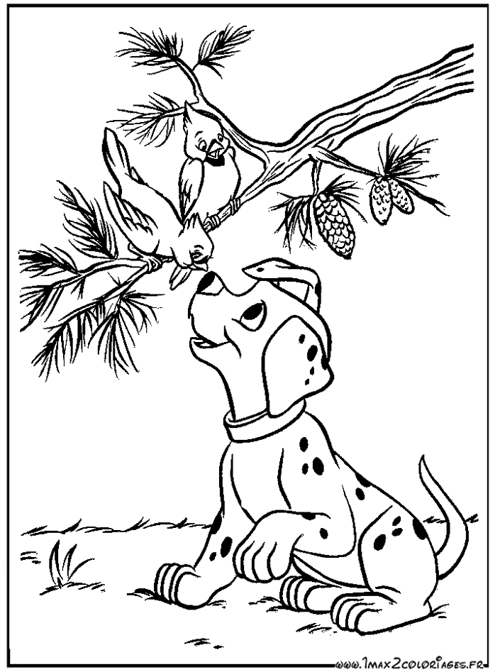 coloriage 101 dalmatiens